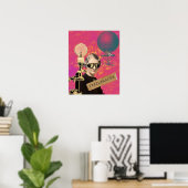 Steampunk Trailblazer Funky Collage Art Print (Thuiskantoor)
