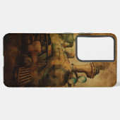 Steampunk Train Samsung Galaxy Hoesje (Linkerkant)