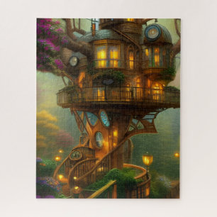 Steampunk Treehouse Observatory Legpuzzel