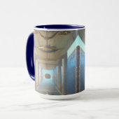 Steampunk Tunnel Mug Mok (Voorkant links)