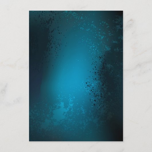 Steampunk turquoise Achtergrond met tandwielen Menu (Achterkant)