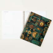 Steampunk Turquoise Red Gold (Devant avec enveloppe)