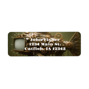 Steampunk TV Catfish Etiket