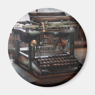 Steampunk - Typemachine - Een echt oude typemachin Magneet