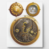 Steampunk Uhr Fotoplaat (Voorkant)