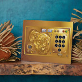 Steampunk Uhr Fotoplaat (Zijkant)