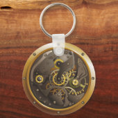 Steampunk Uhr Sleutelhanger (Voorkant)