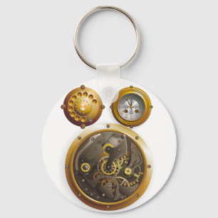 Steampunk Uhr Sleutelhanger