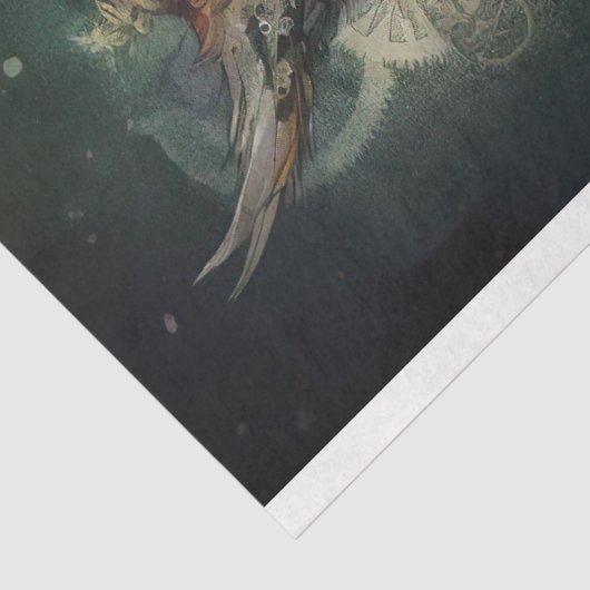 Steampunk Uil 3 Decoupage Papier (Detail)