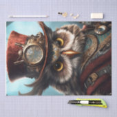 Steampunk Uil Weefsel Papier (Craft)