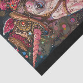 Steampunk Unicorn Tissuepapier (Detail)