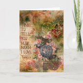 Steampunk Valentijn Kaart - Blank (Voorkant)