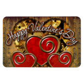 Steampunk Valentine 3 Premium Magnet (Horizontal)