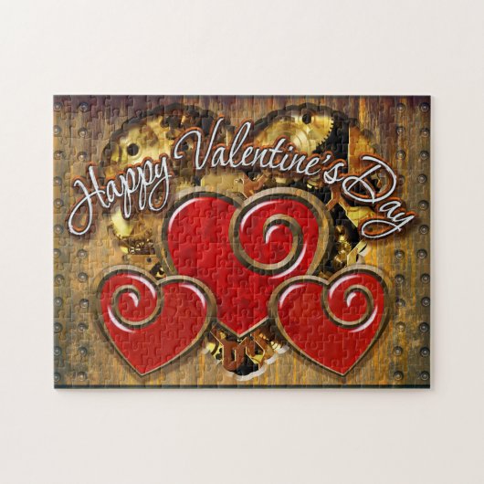 Steampunk Valentine 3 Puzzle (Horizontal)