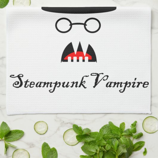 Steampunk Vampire Theedoek (Gevouwen)