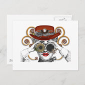 steampunk vent briefkaart (Voorkant / Achterkant)