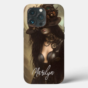 Steampunk Verberg je ogen originele kunstwerk iPhone 13 Pro Hoesje