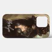 Steampunk Verberg je ogen originele kunstwerk Case-Mate iPhone Case (Achterkant (horizontaal))