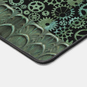 Steampunk Verdigris bronze engrenages Monogramme (Coin)