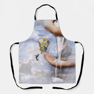 Steampunk verjaardagsbrief B All-Over-Print T-Shir Schort