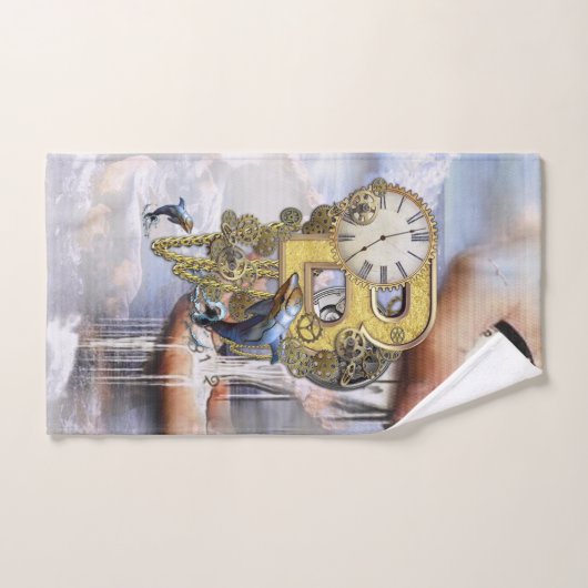 Steampunk verjaardagsbrief B Bad Handdoek (Handdoek)