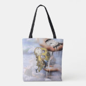 Steampunk verjaardagsbrief B Draagtas (Achterkant)