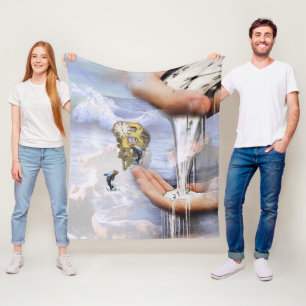 Steampunk verjaardagsbrief B Fleece Deken