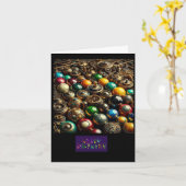 STEAMPUNK VERJAARDAGSKAART KAART (Gele Bloem)