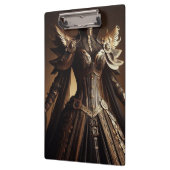 Steampunk Victoriaans Black and Gold Empress Gown Klembord (Links)