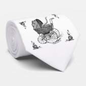 Steampunk Victoriaans Cthulhu baby Stropdas (Opgerold)