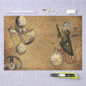 Steampunk Victoriaans Decoupage Gears Tissuepapier (Craft)