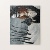 Steampunk Victoriaans Dragonfly Legpuzzel (Verticaal)