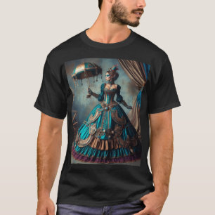 Steampunk  Victoriaans Lady Circus Performer T-shirt
