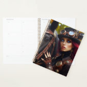 Steampunk Victoriaans Lady Dark Rider Planner (Display)