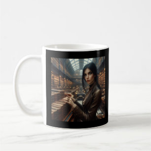 Steampunk Victoriaans Lady Librarian Koffiemok