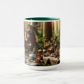 Steampunk  Victoriaans Lady Mad Hatter Mok (Midden)