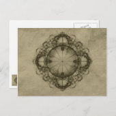 Steampunk Victoriaans ontwerpkunst Briefkaart (Voorkant / Achterkant)
