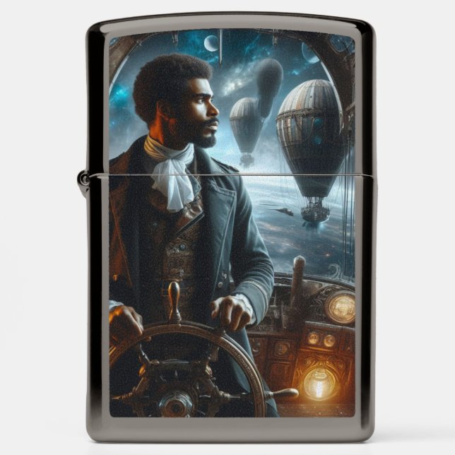 Steampunk  Victoriaans Space Air Captain (Front)