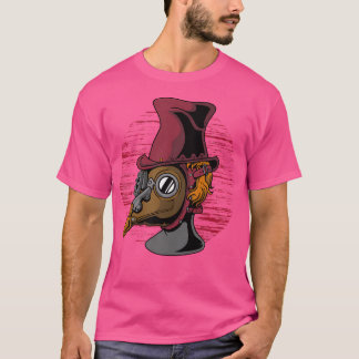 Steampunk Victoriaans - Steam Powered Engine Plagu T-shirt