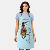 Steampunk Victoriaans Uil Schort (Gedragen)