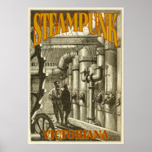 Steampunk Victoriana Poster