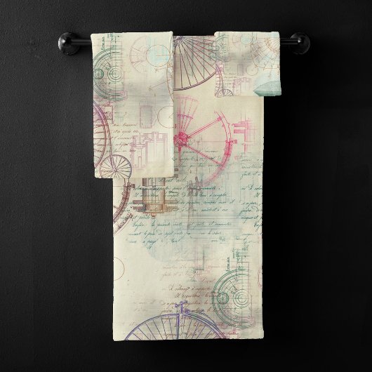 Steampunk victorien | Watercolor Grunge Pastel