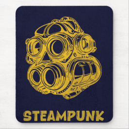 Steampunk Vintage Art – Vertical Mousepad Muismat