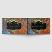 Steampunk Vintage bruiloft gepersonaliseerd Gastenboek (Volledig)