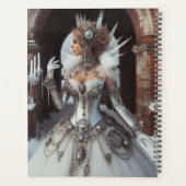 Steampunk Vintage Victorian Lady Ice Queen (Dos)