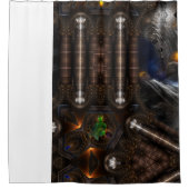 Steampunk Vision Douchegordijn (Voorkant)