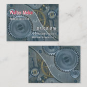 Steampunk Visitekaartje (Voorkant / Achterkant)