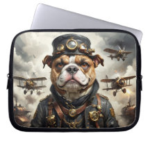 Steampunk vliegenier Engelse Bulldog