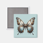 Steampunk vlindermagneet magneet (Voorkant / Achterkant)