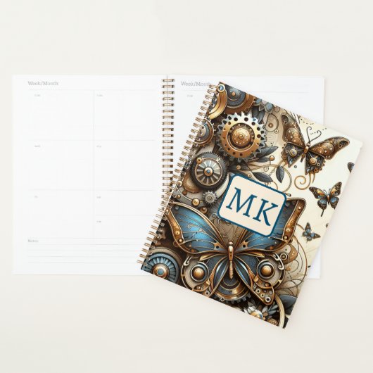  Steampunk vlinders Planner (Display)